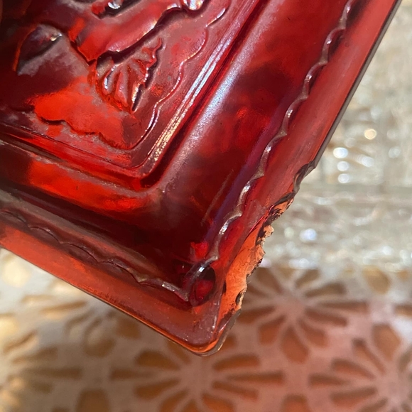 Vintage Anchor Hocking Glass Jewel Box - Picture 8 of 8